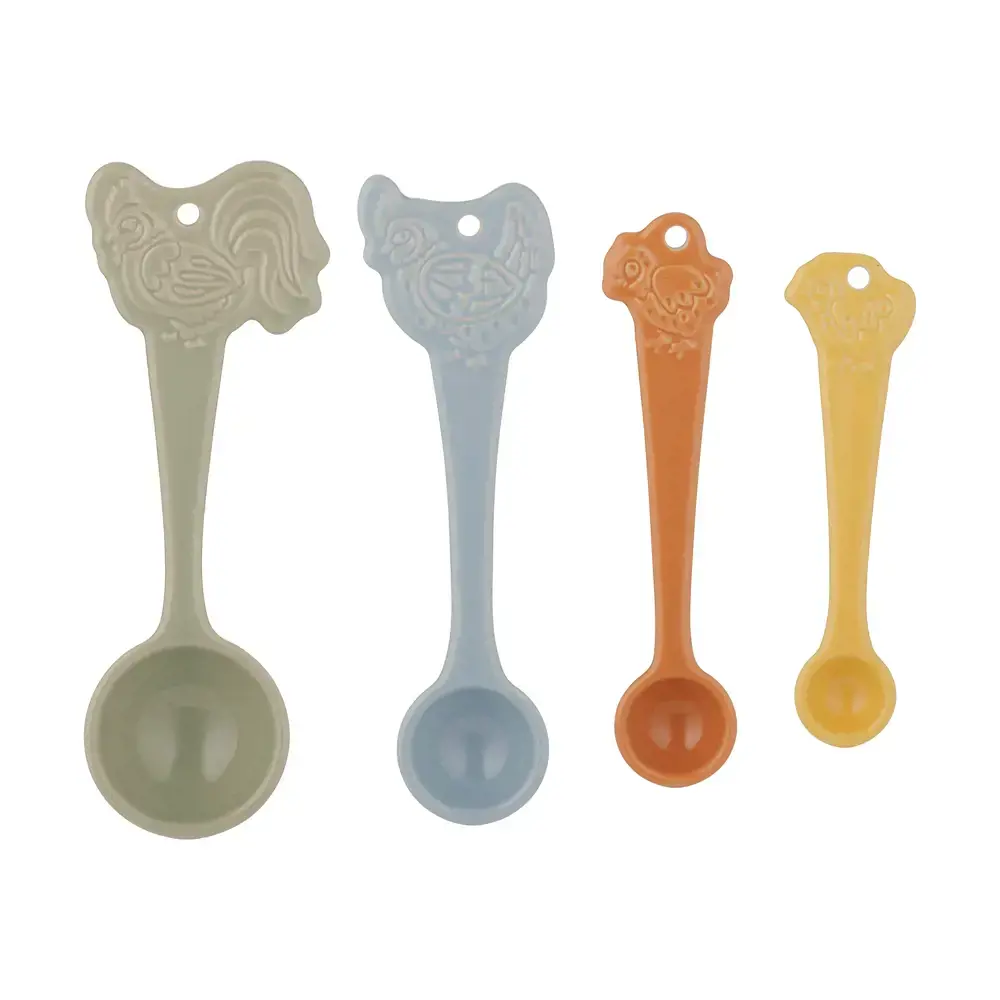 Mason Cash Home to Roost Set of 4 Measure Spoons